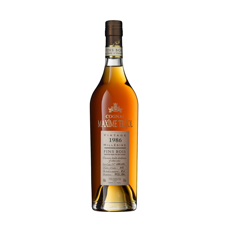 Millesime 1986 Fins Bois Cognac Maxime Trijol Millesime 1986 Fins Bois Cognac Maxime Trijol