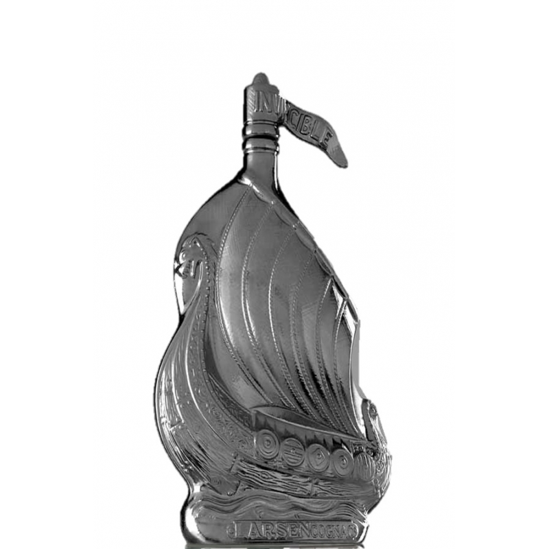 Drakkar Dragon Sculpté Chromé Cognac Larsen Drakkar Dragon Sculpté Chromé Cognac Larsen