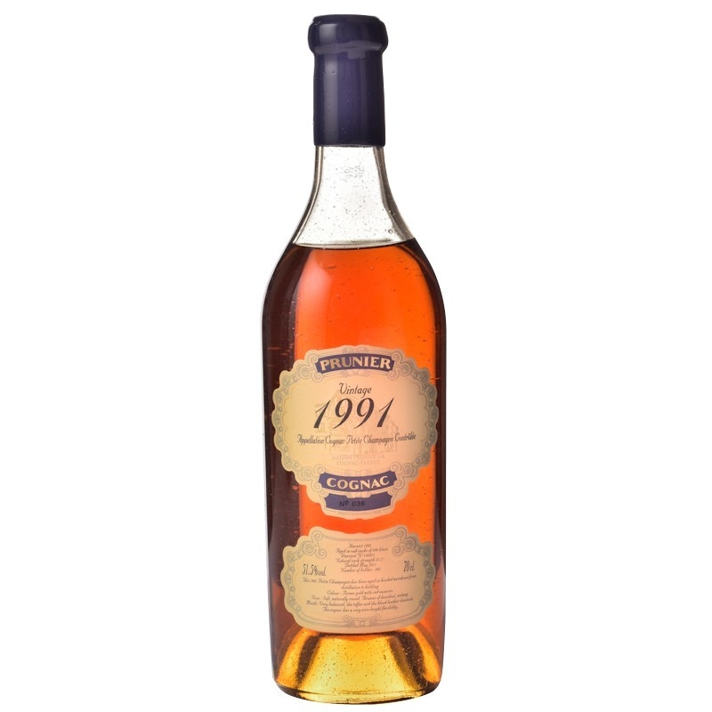 1991 Petite Champagne Cognac Prunier 1991 Petite Champagne Cognac Prunier