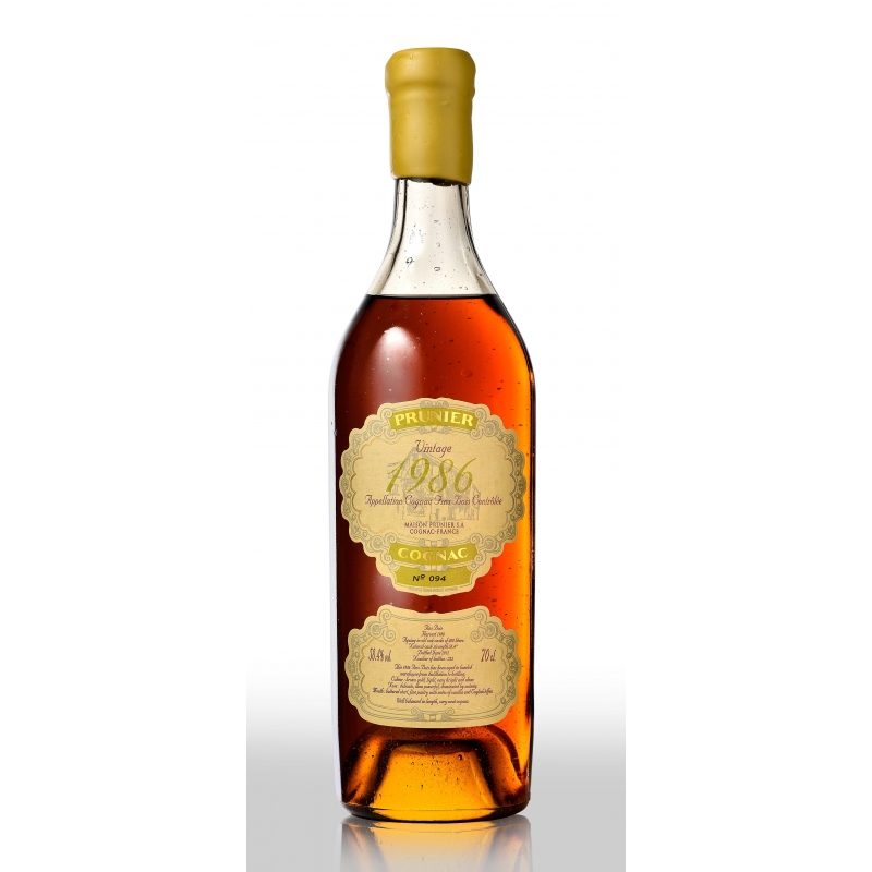 1986 Fins Bois Cognac Prunier 1986 Fins Bois Cognac Prunier
