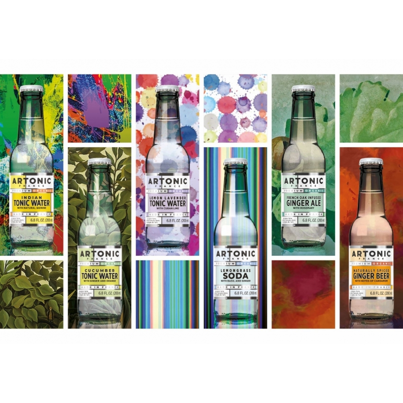Lot de 6 panachés Tonic Artonic Lot de 6 panachés Tonic Artonic
